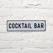 Load image into Gallery viewer, Cocktail Bar Aluminum Sign
